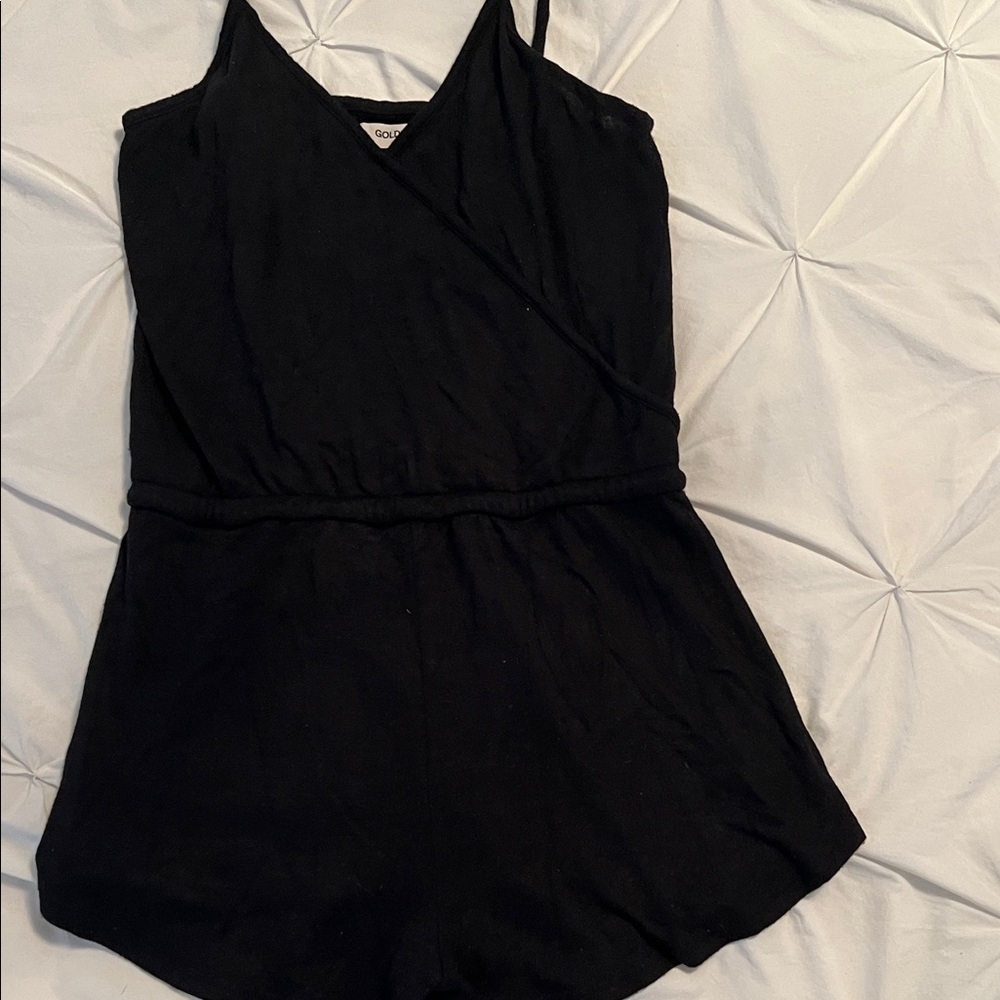 Aritzia Black Women's Shorts Romper